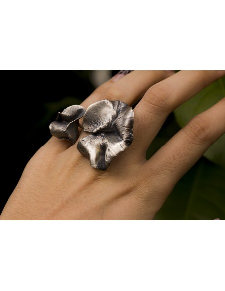 Anillo doble - Envejecido