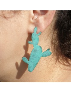 Pendientes cactus  - ALH creaciones - Joyería Valladolid 2